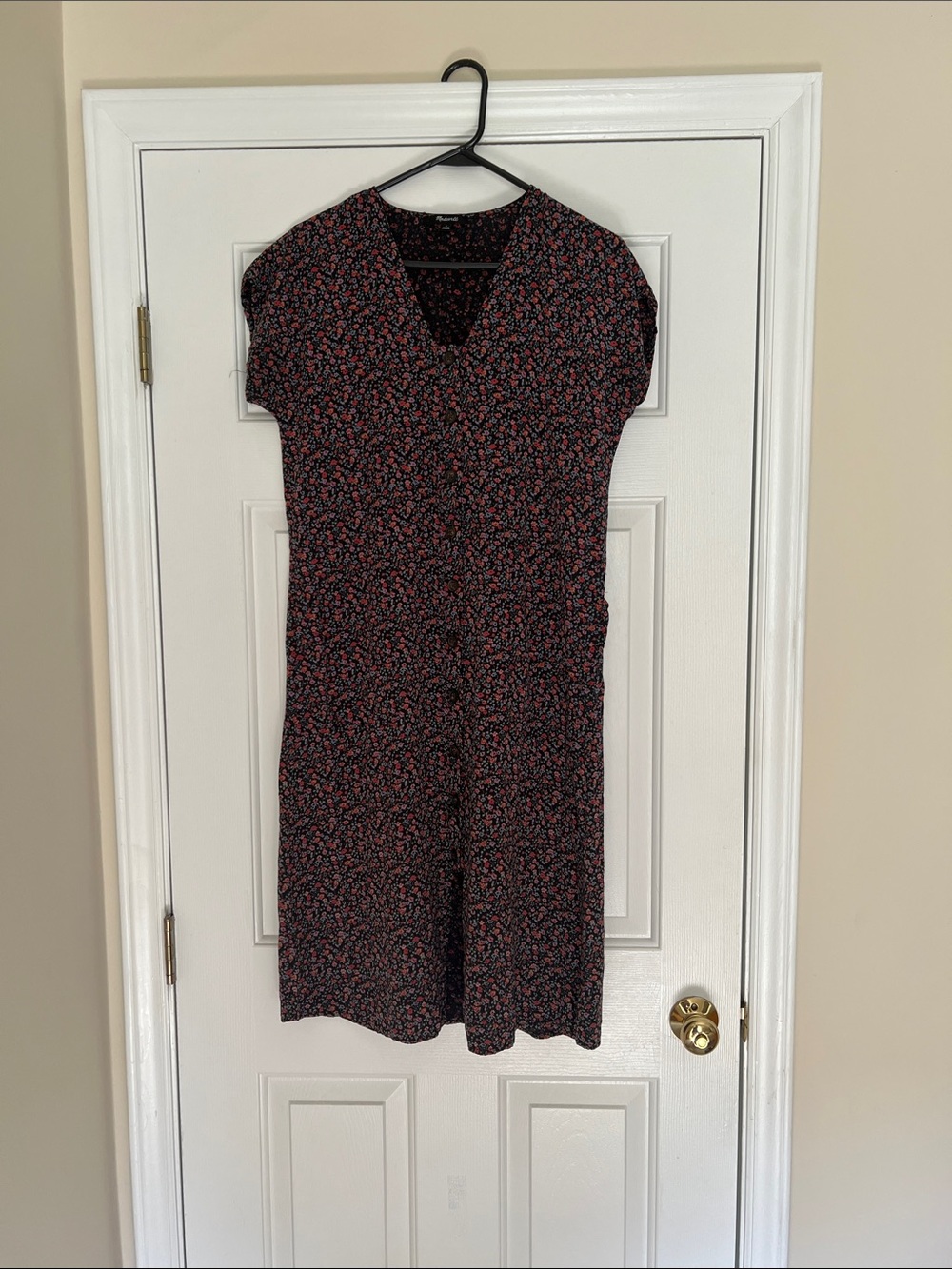 Madewell Easy Midi Dress in Fieldwalk Floral